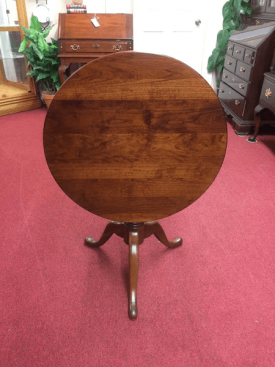 Vintage Cherry Tilt Top Table