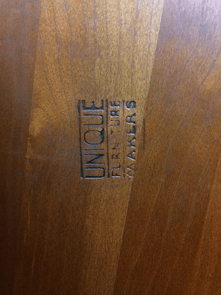 Vintage Unique Furniture Drop Leaf Table