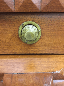 Antique Desk Combination Lock