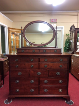 Durham Cherry Dresser with Mirror