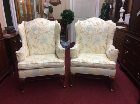 Vintage Gilliam Wing Back Chairs