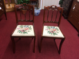 Vintage Tell City Chairs, Victorian Style