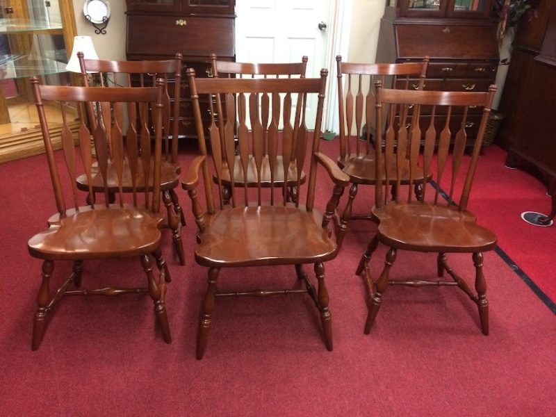 Harden Furniture Vintage Dining Chairs, Set of Six