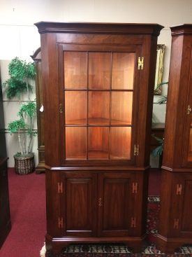 Vintage Henkel Harris Corner Cabinet