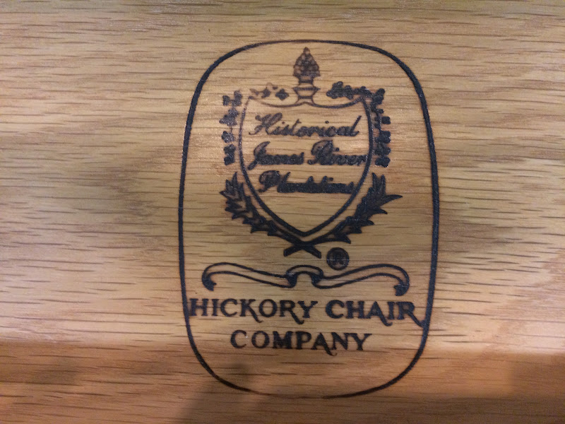 Vintage Hickory Chair "james River Plantation" China Cabinet