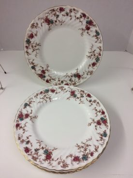 Vintage Minton China, "ancestral" Pattern Dinner Plates