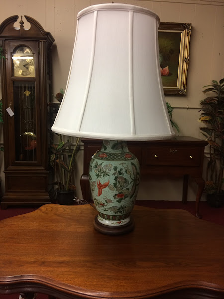 Vintage Satsuma Style Lamp