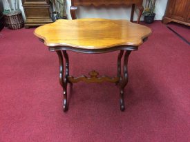 Antique Victorian Turtle Top Table
