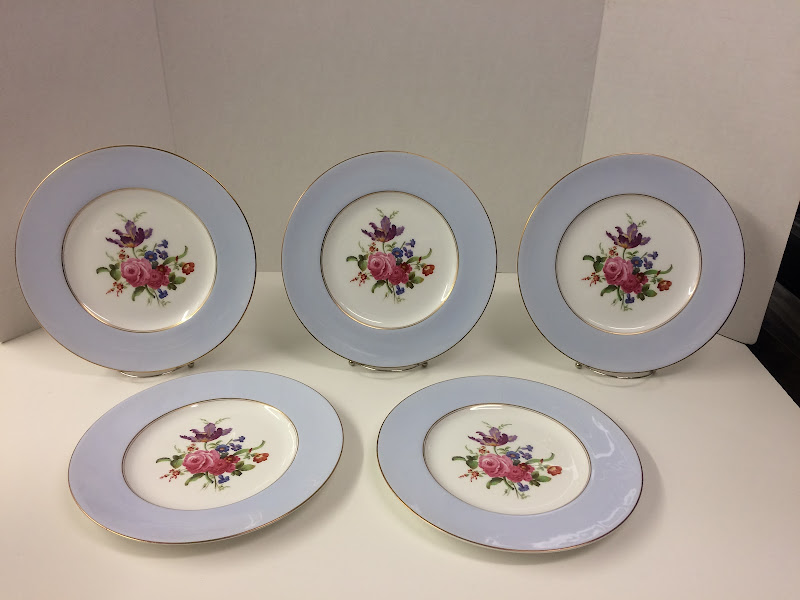 Royal Worchester Dinner Plates, Set of Five