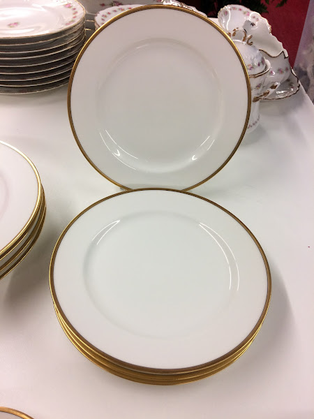 Vintage Haviland Limoges Luncheon Plates, Set of Four