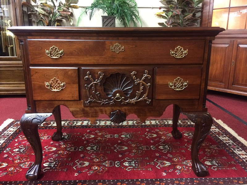 Vintage Kling Carved Lowboy Chest