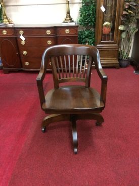 Vintage Wooden Desk Chair