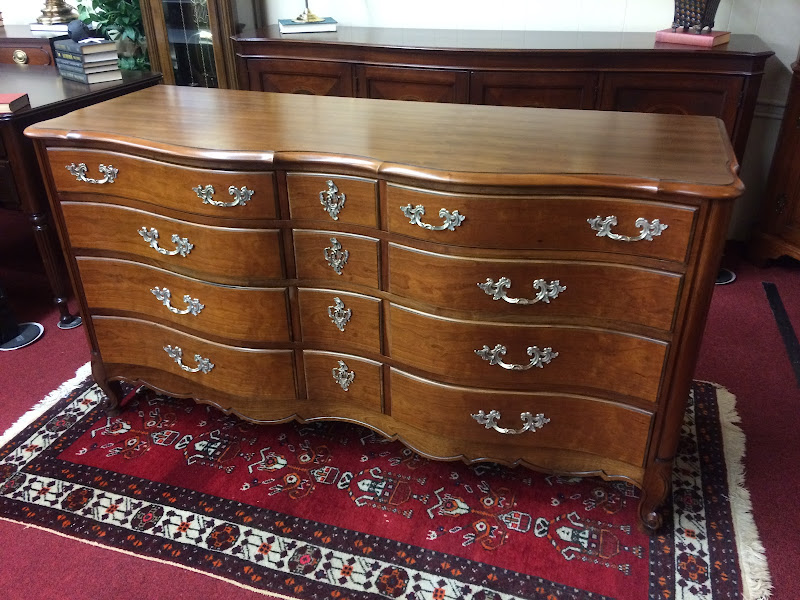 Vintage French Provincial Dresser, Solid Cherry