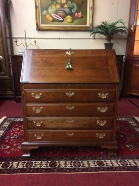 Vintage Maddox Secretary Desk, Solid Cherry