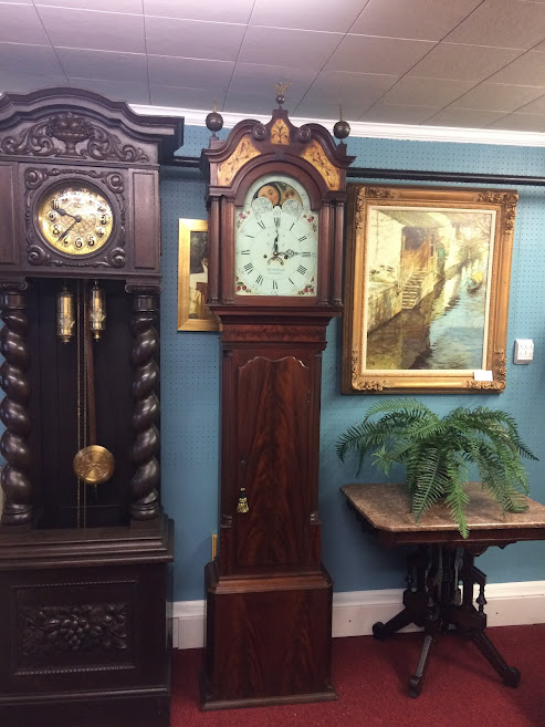 antique grandfather clock