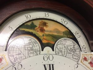 Antique Grandfather Clock Moon Phase