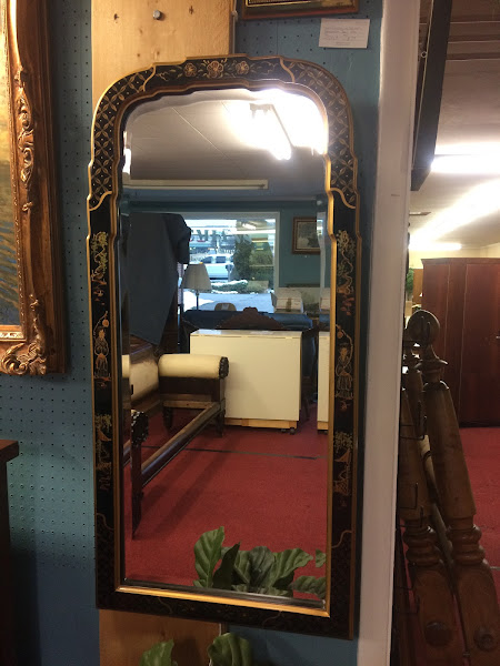 Vintage Oriental Style Mirror
