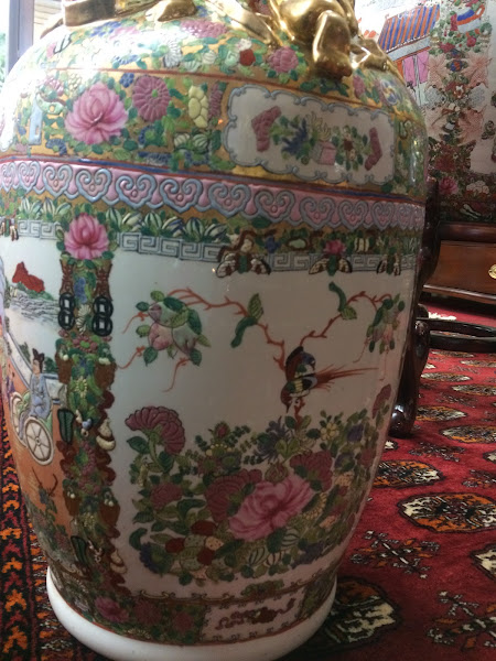 Vintage Rose Famille Style Vase