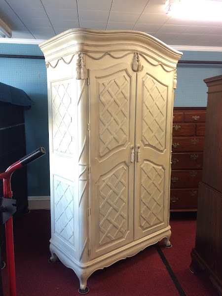 White Armoire, Shabby Chic Furniture