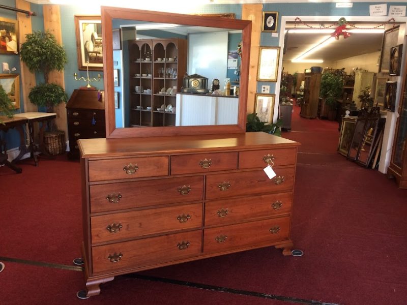 Vintage Dresser with Mirror, Amish Made Furniture