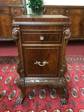 Antique Nightstand, French Provincial Bedside Table