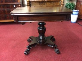 Antique Games Table, Claw Foot Furniture