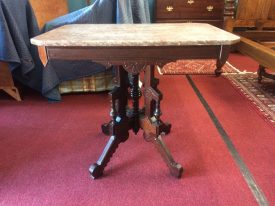 Antique Marble Top Table, Victorian Furniture