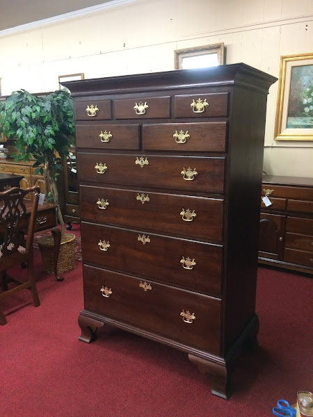 Antique Tall Chest, Walnut Chest of Drawers