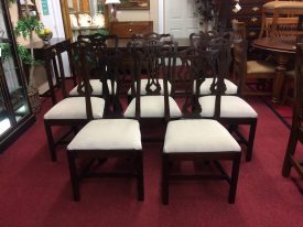 Chippendale Dining Chairs, Statton Furniture, Set of Eight