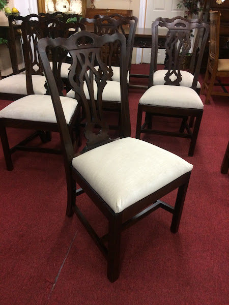 Chippendale Dining Chairs, Statton Furniture, Set of Eight