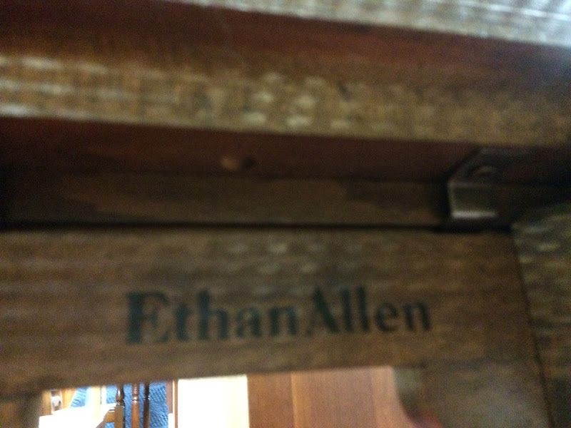 Vintage Sofa Table, Ethan Allen Furniture