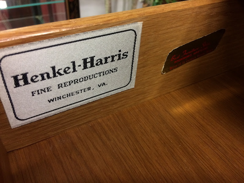 Vintage China Cabinet, Henkel Harris Furniture