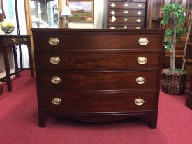 Vintage Dresser, Kindel Furniture, Bow Front Chest