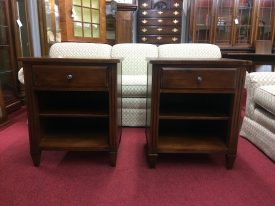 Vintage Nightstands, Ethan Allen Furniture, the Pair