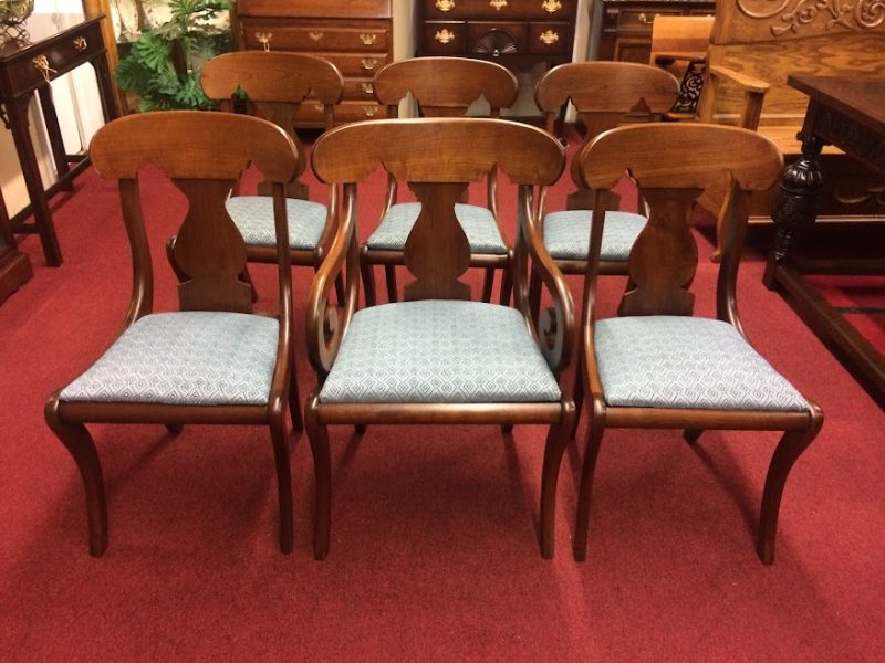 Vintage Dining Chairs, Henkel Harris Furniture, Set of Six