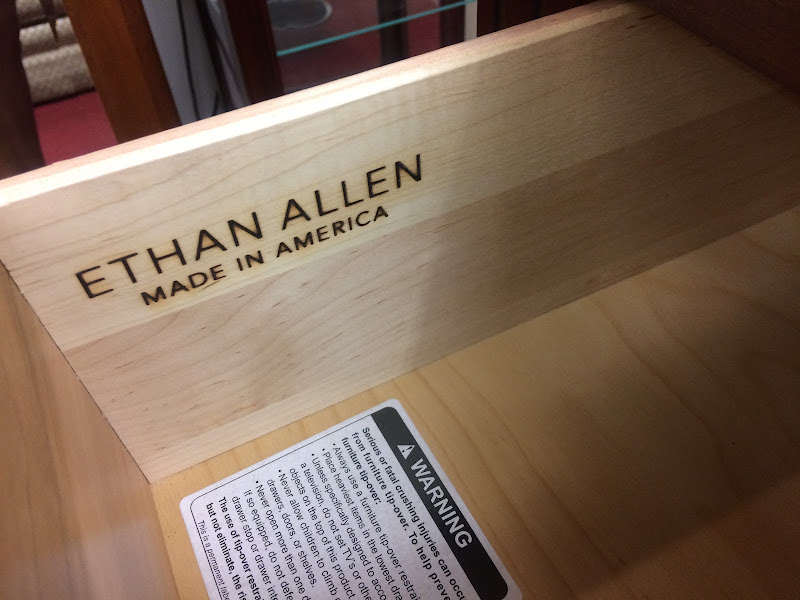 Long Dresser, Ethan Allen Furniture, "Jason Dresser"