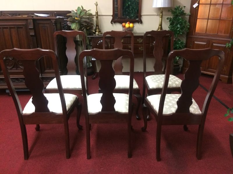 Vintage Dining Chairs, Dutchcrafters Furniture, Set of Six