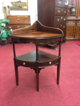 Vintage Corner Stand, Mahogany Furniture