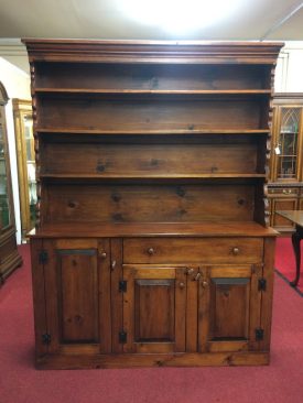 Pewter Cabinet, Antique Style Furniture