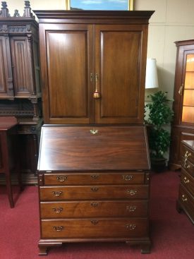 Vintage Blind Door Secretary Desk, Attributed to Craftique Furniture