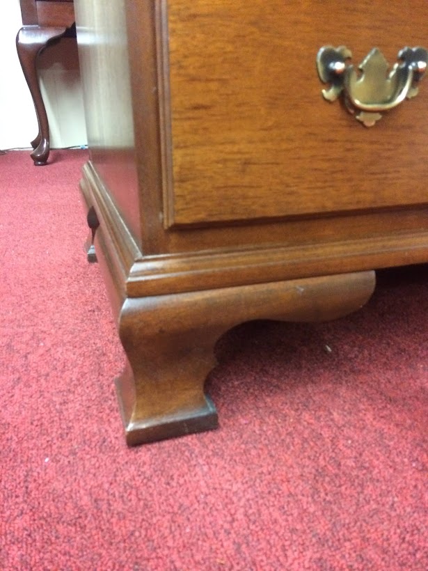 Vintage Blind Door Secretary Desk, Attributed to Craftique Furniture