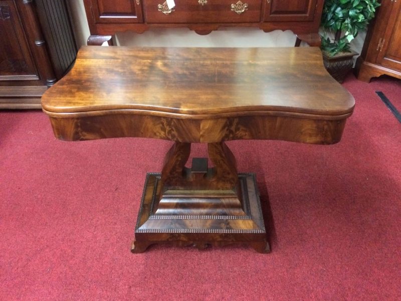 Antique Games Table, Mahogany Hall Table