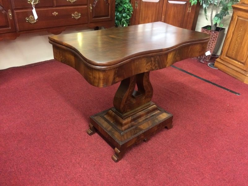 Antique Games Table, Mahogany Hall Table