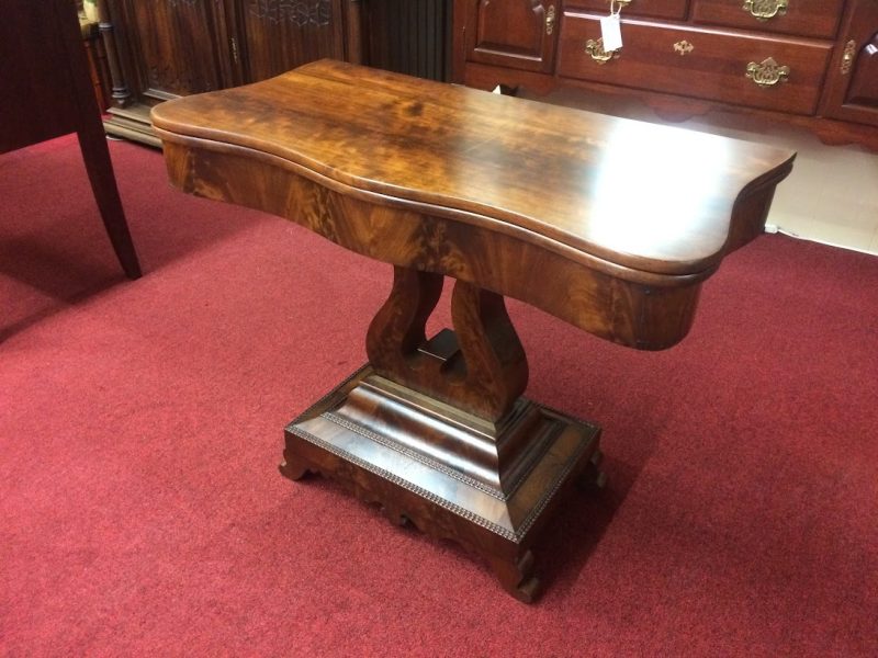 Antique Games Table, Mahogany Hall Table