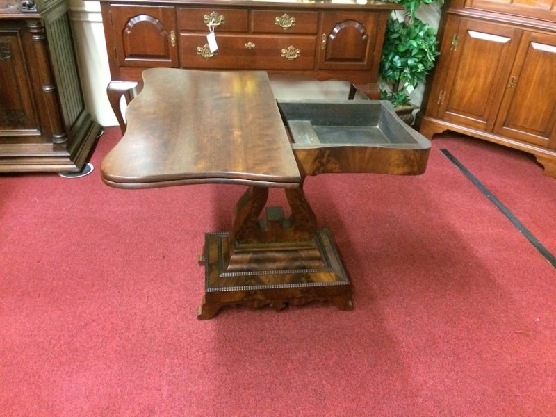 Antique Games Table, Mahogany Hall Table