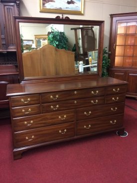 Vintage Dresser with Mirror, Henkel Harris Furniture