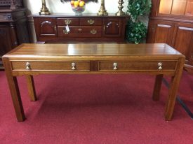 Vintage Sofa Table, Henredon Furniture