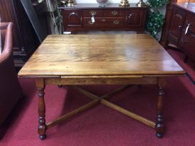 Vintage Maple Table, Draw Table