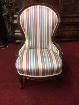 Vintage Victorian Style Chair, Reproduction Chair