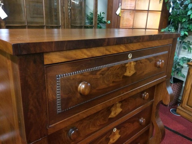 Antique Chest, Empire Chest of Drawers